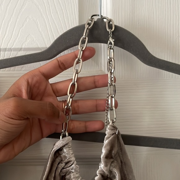 Night Out Halter Top with Silver Chain Detailing - New! - Picture 3 of 7